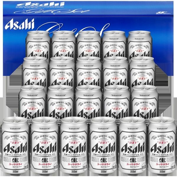 ◎アサヒ スーパードライ セット（350ml×21本） AS-5N箱入