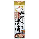 1)名称：清酒 2)原材料名：米 、米麹 3)内容量：1800ml　　 4)アルコール分 13％ 5)賞味期限：開封後お早めにお召し上がりください　　 6)保存方法：直射日光を避け、 最低でも30度以下で保存してください　　料理にコクやうまみを与えるなどの調理効果に優れた品質を実現