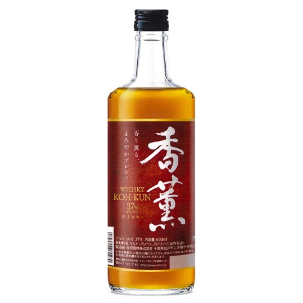 合同酒精 香薫 ウイスキー 600ml 【12本まで同梱可能】