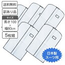 衣類カバー スーツ ジャケット用 5枚組 ワンランク上の 洋服カバー 抗菌仕様 1枚当たり496円 【特価・訳あり品】【送料無料】【日本製】衣類 収納 クロゼット 洋服ケース 洋服ハンガー 洋服収納 防カビ 抗菌 光触媒 銀の力 衣替え