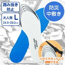 防災 災害 減災 踏み抜き防止 靴 中敷き フットレスキュー Lサイズ サイズ 24.5 〜 28.0cm インソール クギ ガラス片などの足裏への貫通を防止!...