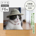 メモリアルキャンバス F6サイズ 410x318mm オーダーメイド プレゼント ギフト 記念品 ペットの成長 フォト 写真 ファブリックパネル フォトパネル ...