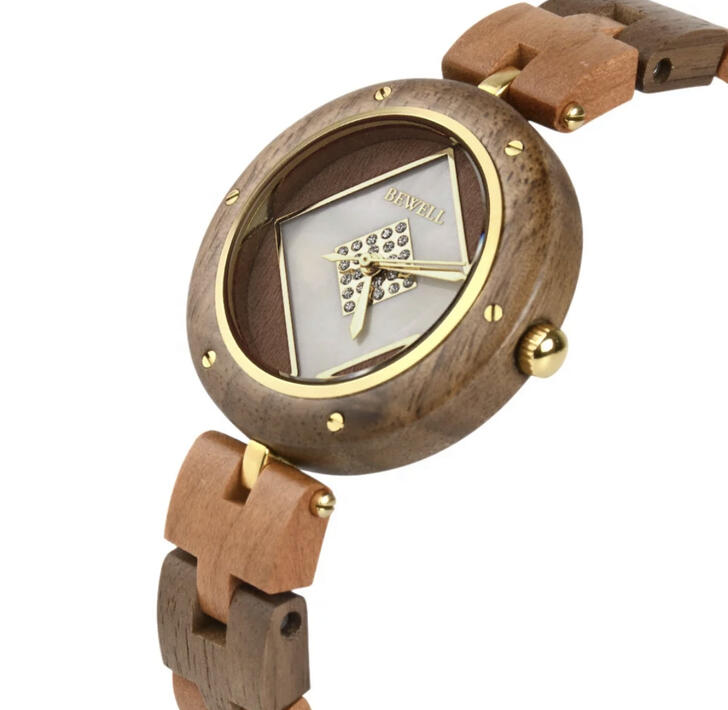 腕時計 レディース BEWELL 木製腕時計 ウッドウォッチ おしゃれ かわいい クォーツ クリスマス 誕生日 ギフト プレゼント ZS-W178A