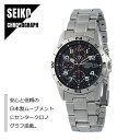 SEIKO セイコー CHRONOGRAPH クロノグラフ 日本製ムーブメント SND375P ブラ ...