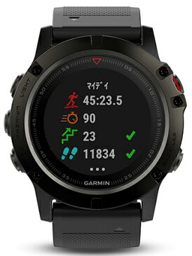 GARMIN(ガーミン) 010-01733-13 fenix5X Sapphire フェニックスファイブエックス サファイア ウェアラブル ウォッチ 腕時計 スマートウォッチ ランニング トレーニング ダイエット器具 健康器具 スポーツ GPS【国内正規品】