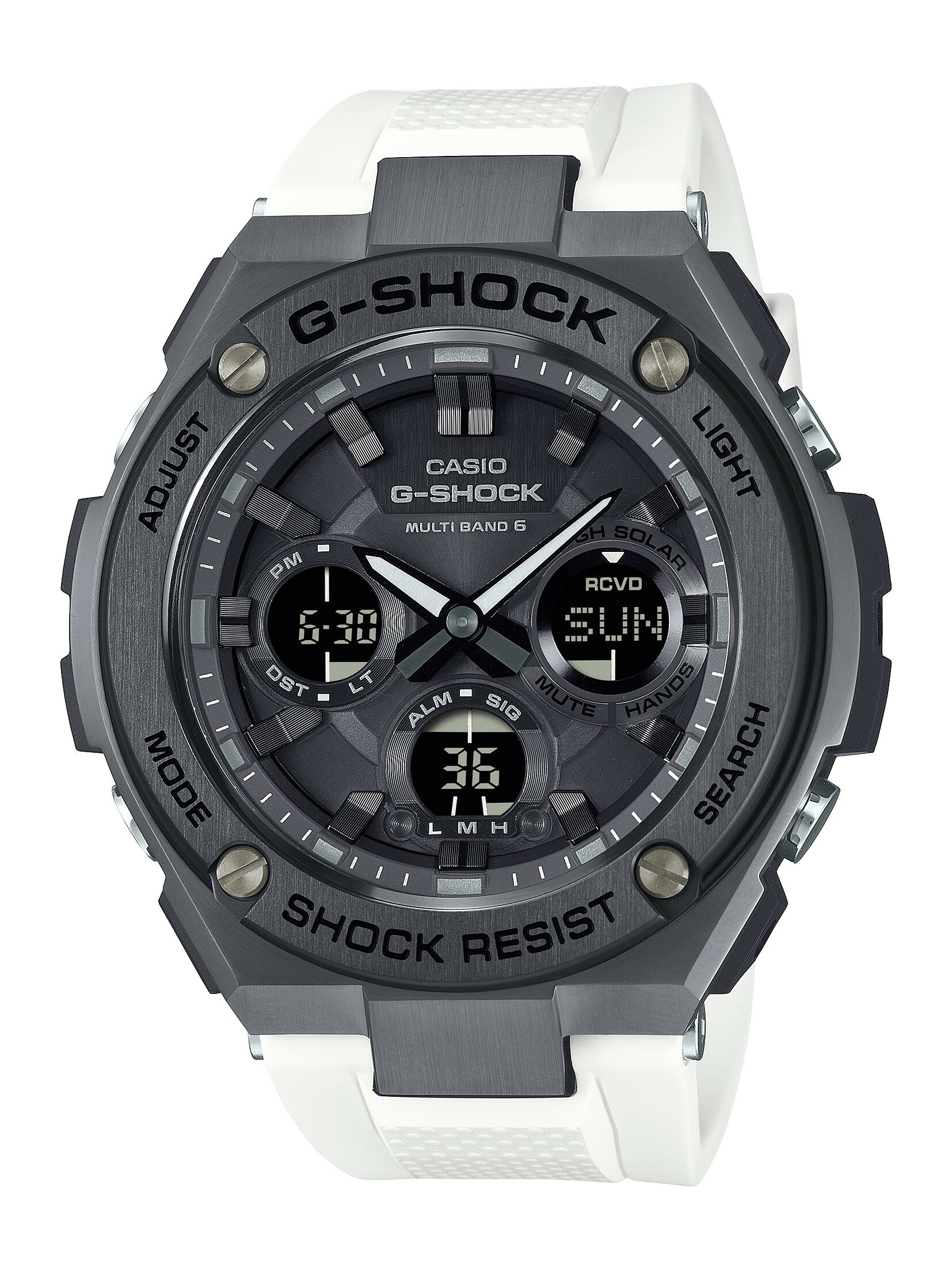 G-SHOCK Gショック GST-W110MS-7AJF ホワイト MONOTONE SERIES