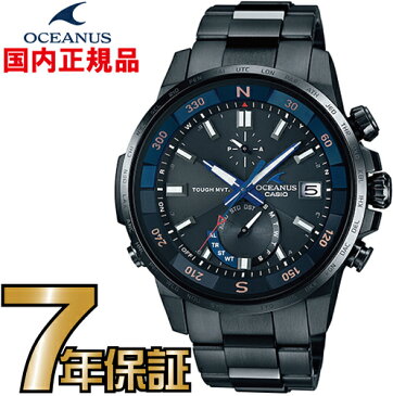 オシアナス カシャロ CASIO OCW-P1000B-1AJF 電波ソーラー 国内正規品 オシアナスから、方位計を搭載したスポーティライン「CACHALOT(カシャロ)」が誕生