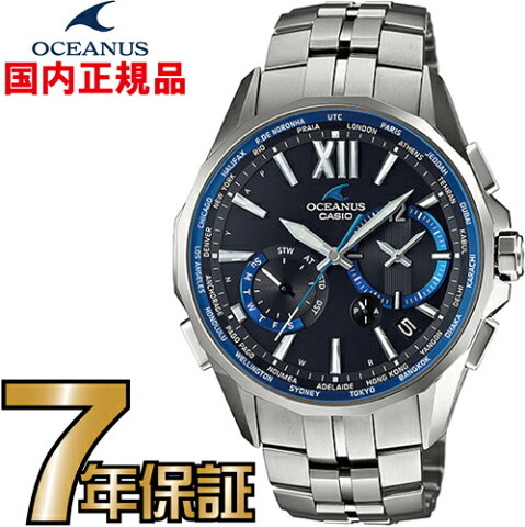 オシアナス CASIO マンタ OCW-S3400-1AJF 電波時計 ソーラー タフソーラー電波時計 【送料無料】