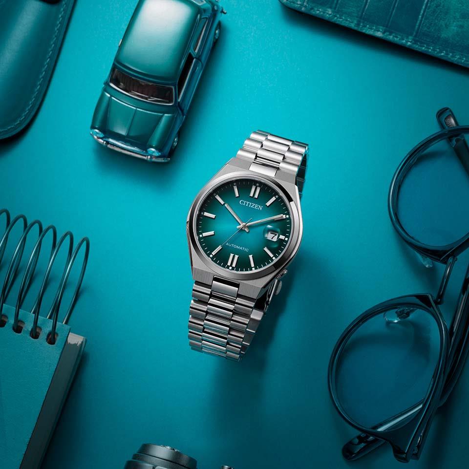 シチズンコレクション NJ0151-88X CITIZEN COLLECTION メカニカル 自動巻き ブルー 腕時計 メンズ レディース