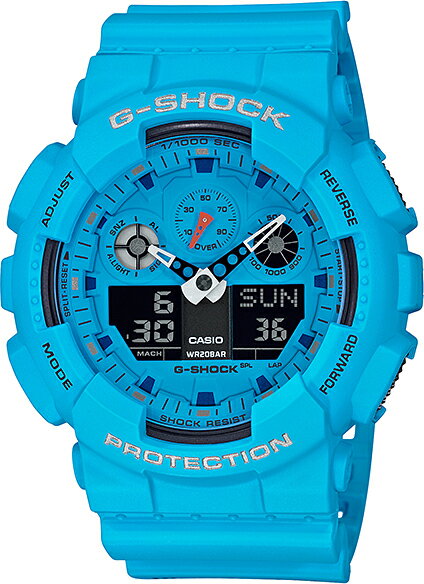 G-SHOCK Gショック アナログ GA-100RS-2AJF CASIO 腕時計 【国内正規品】