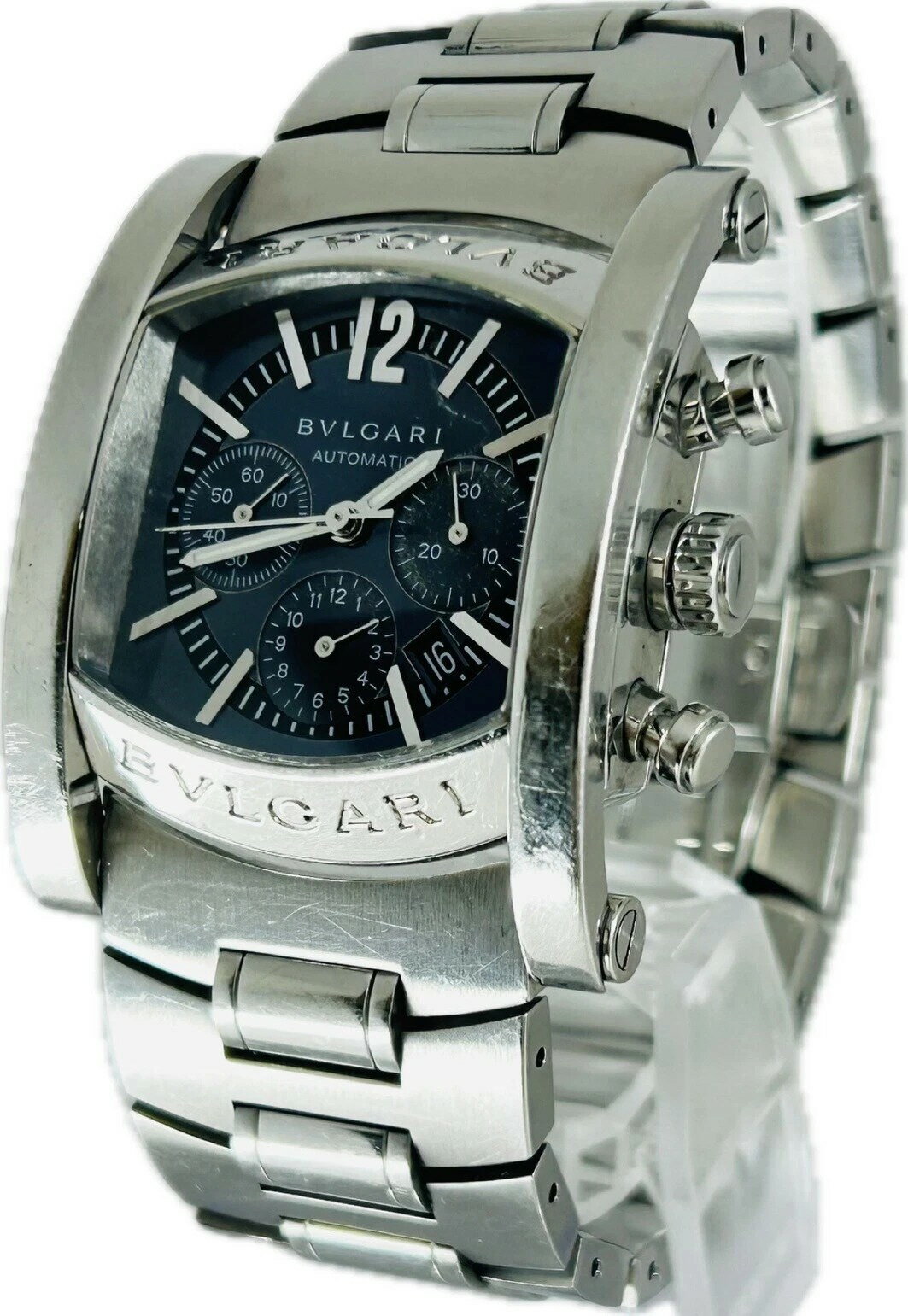 【中古】Bvlgari ブルガリ アショーマ AA44SCH メンズ 腕時計 自動巻き A3506