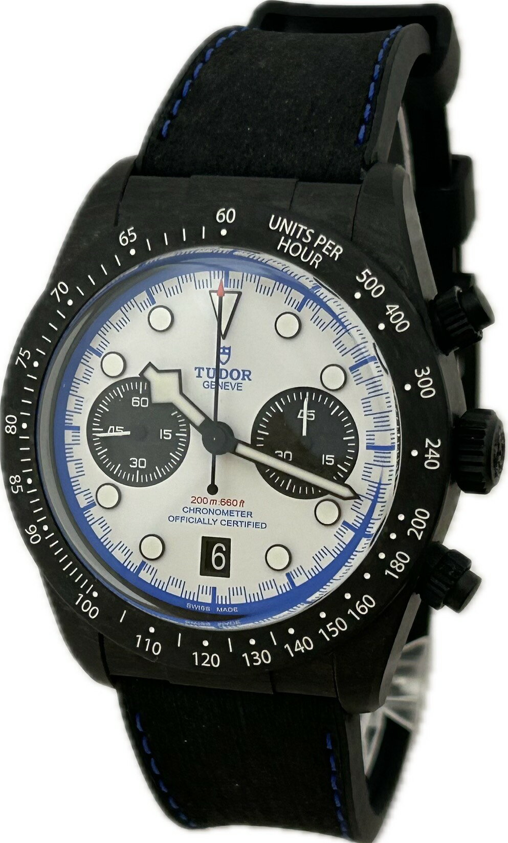 【中古】Tudor チューダー ブラックベイ クロノ 25 リミテッド カーボン 79377KN メンズ 腕時計 自動巻き A4819