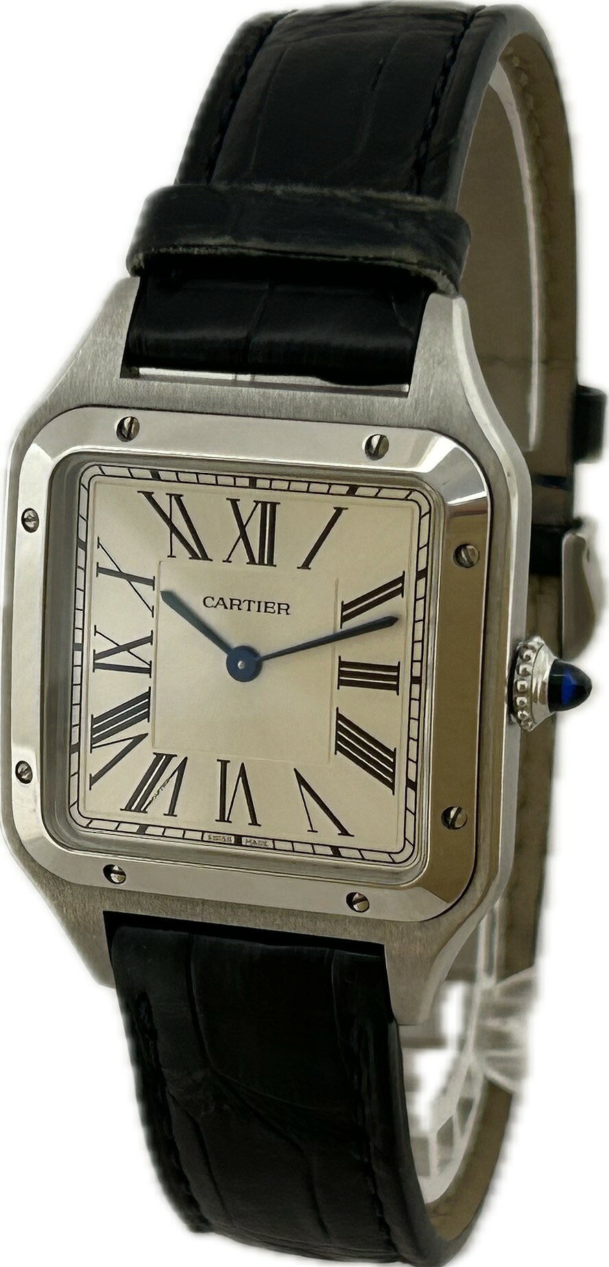 【中古】Cartier カルティエ サントス デュモン LM WSSA0022 4228 ボーイズ 腕時計 クオーツ A4862