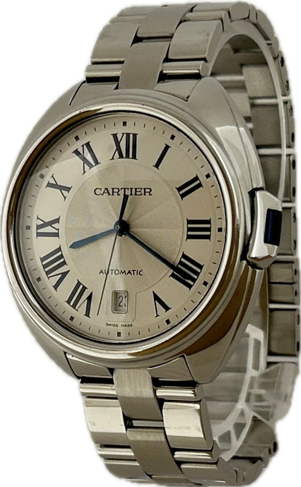 【中古】Cartier カルティエ クレ ドゥ カルティエ WSCL0007 メンズ 腕時計 自動巻き A4910