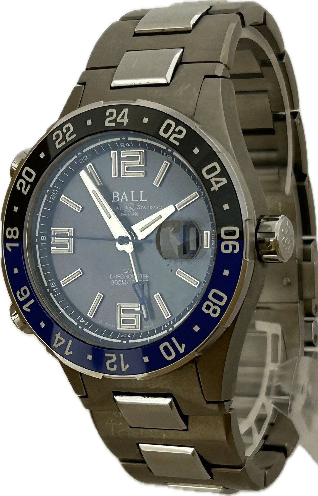 【中古】Ball Watch ボールウォッチ ロードマスター パイロット GMT マザーオブパール DG3038A メンズ 腕時計 自動巻き A6002