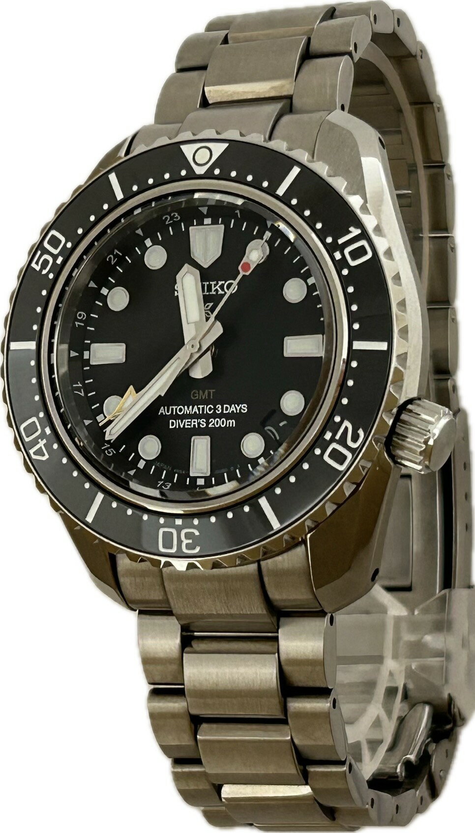 乐天商城 - 【中古】SEIKO ダイバー スキューバ GMT SBEJ011 6R54-00D0 メンズ 腕時計 自動巻き A6913
