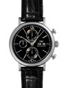 IWC ポートフィノ 腕時計（メンズ） ★閉店最終処分★【新品】 IWC IW391029 ポートフィノ クロノグラフ SS/ブラックレザーブラックダイアル 自動巻き