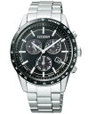 シチズン腕時計 CITIZEN 時計 CITIZEN 腕時計 シチズン 時計 コレクション エコ ドライブ COLLECTION ECO DRIVE メンズ ブラック BL5594-59E ソーラー アナログ 電波時計 クロノグラフ ステンレスモデル シルバー 黒 銀 入試 受験 冬 新社会人 プレゼント ギフト 観光 旅行