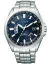 シチズン腕時計 CITIZEN 時計 CITIZEN 腕時計 シチズン 時計 コレクション エコ ドライブ COLLECTION ECO DRIVE メンズ ネイビー ブラック CB0011-69L ソーラー 電波時計 ダイレクトフライト 針表示式 ワールドタイム シルバー 入試 受験 冬 新社会人 プレゼント ギフト 旅行