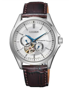 シチズン腕時計 CITIZEN時計 CITIZEN 腕時計 シチズン 時計 コレクション COLLECTION メンズ シルバー NP1010-01A アナログ 機械式 メカニカル 革ベルト ステンレス モデル ブラウン 卒業 入学 就職 祝い 中学生 高校生 大学生 社会人 入試 受験 冬 新社会人 プレゼント