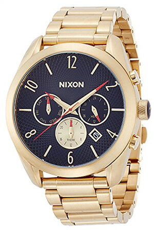 ニクソン 【在庫限り】 ニクソン腕時計 NIXON時計 NIXON 腕時計 ニクソン 時計 バレット クロノ BULLET CHRONO ALL GOLD BLACK レディース ブラック NA366510-00 メタル ベルト アナログ カスタム クロノグラフ オール ゴールド レッド お祝い 新社会人 プレゼント ギフト 観光 旅行