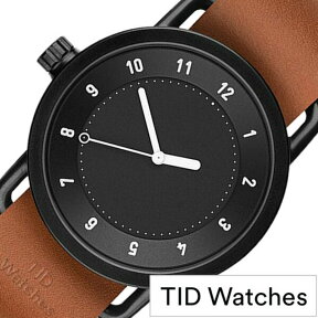 ティッドウォッチ腕時計 TIDWatches時計 TID Watches 腕時計 ティッド TIDウォッチ 時計 TID腕時計 メンズ レディース ユニセックス 男女兼用 ブラック TID01-BK-T 革 ベルト おしゃれ 防水 北欧 アナログ ブラウン お祝い 冬 新社会人 プレゼント ギフト 観光 遠足 旅行