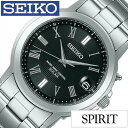 セイコー スピリット 腕時計 SEIKO 時計 SPIRIT SEIKO 腕時計 セイコー時計 メンズ ブラック SBTM191 メタル ソーラー 電波 流通 ...