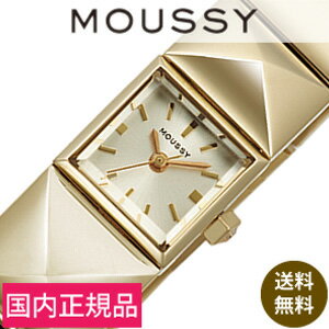 マウジー腕時計 MOUSSY時計 MOUSSY 腕時計 マウジー 時計 スタッズ STUDS レディース ゴールド WM0061B4 メタル ベル…