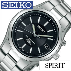 [19%OFF 10,450円引き] セイコー スピリット 腕時計 SEIKO 時計 SPIRIT SEIKO 腕時計 セイコー時計 メンズ ブラック SBTM193 メタル 正規品 防水 ソーラー 電波 シルバー チタン モデル 卒業 入学 就職 祝い 中学生 高校生 大学生 社会人 受験 新社会人 プレゼント ギフト