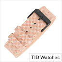 ティッドウォッチズ時計ベルト TID Watches ティッド ウォッチズ クヴァドラ Kvadrat Twain wristbands WATCH STRAP メンズ レディース 男女兼用 TID-BELT-SALMON 替えベルト 交換 ベルト 腕時計 革 レザー バンド 卒業 入学 就職 祝い 高校生 大学生 社会人 入試 受験