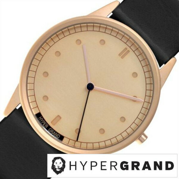 ハイパーグランド腕時計 HYPERGRAND時計 HYPER GRAND 腕時計 ハイパー グランド 時計 ゼロワンナトー クラシックレザー 01NATO LEATHER メンズ レディース 男女兼用 ローズゴールド CW01RRBLK 正規品 人気 シンプル ミニマル プレゼント ギフト