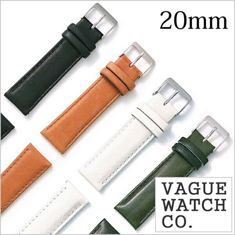 【15日までポイント最大22倍×5000円オフ!】ヴァーグ ウォッチ コー 時計ベルト(VAGUE WATCH Co. 時計ベルト )グイディ クラシック 時計ベルト GC-20-001 GC-20-002 GC-20-003 GC-20-007 替えベルト 付け替え 交換 ベルト ストラップ バンド 腕時計 革 レザー シルバー 入試