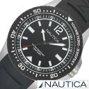 ノーティカ 時計 NAUTICA 腕時計 MAU-MAUI メンズ ブラック NAPMAU001 正規品 防災 人気 アーバンスポーツ マリンルック マリンコーデ スポーツ アウトドア ブランド 防水 プレゼント シリコン シルバー 送料無料 入学 就職 祝い プレゼント ギフト 春 入試 受験 成人式