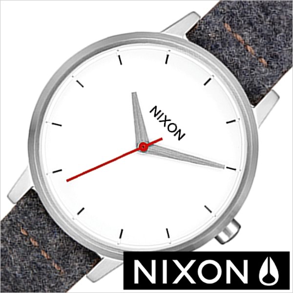 ニクソン 腕時計（メンズ） 【在庫限り】 ニクソン 時計 NIXON 腕時計 ケンジントンレザー KENSINGTON LEATHER メンズ ホワイト NA1082476-00 防水 ユニセックス ペアウォッチ レザー 革 シルバー グレー 卒業 入学 就職 祝い 中学生 高校生 大学生 社会人 入試 受験 成人式 お祝い 観光 遠足 旅行