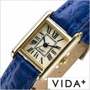 ヴィーダプラス腕時計 VIDA+時計 VIDA+ 腕時計 ヴィーダプラス 時計 ミニレクタンギュラー Mini Rectangular レディース アイボリー J83914-LE-NV 正規品 新作 防水 人気 革 レザー ベルト レクタンギュラー型 スクエア型 ゴールド ブルー お祝い 冬 新社会人 プレゼント