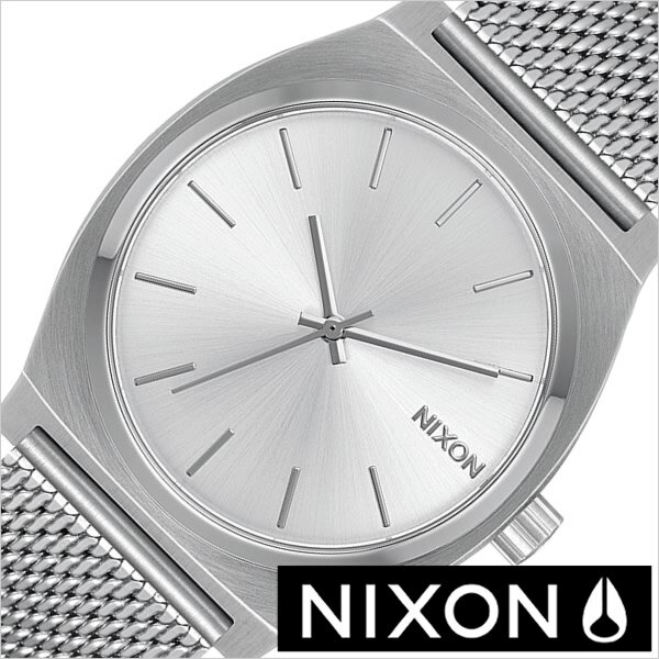 【在庫限り】 ニクソン 腕時計 タイムテラー ミラネーゼ NIXON 時計 THE TIME TELLER MILANESE レディース シルバー NA11871920-00 ペアウォッチ メタル メッシュ ステンレス フェミニン 上品 パーティ 華やか アクセサリー ファッション ラウンド 父の日