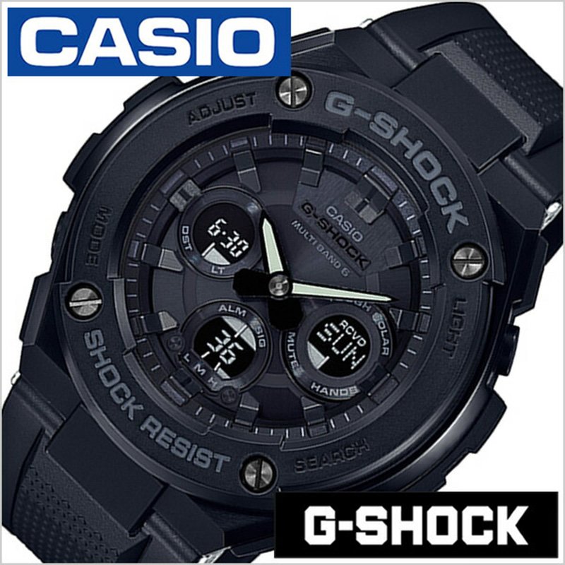 楽天腕時計を探すならウォッチラボカシオ 腕時計 Gショック ジースチール CASIO 時計 G-SHOCK G-STEEL メンズ ブラック GST-W300G-1A1JF 正規品 防災 耐久 ペアウォッチ Gショック ラバー カジュアル アウトドア スポーティ ラウンド カレンダー ソーラー 電波時計 レッド プレゼント