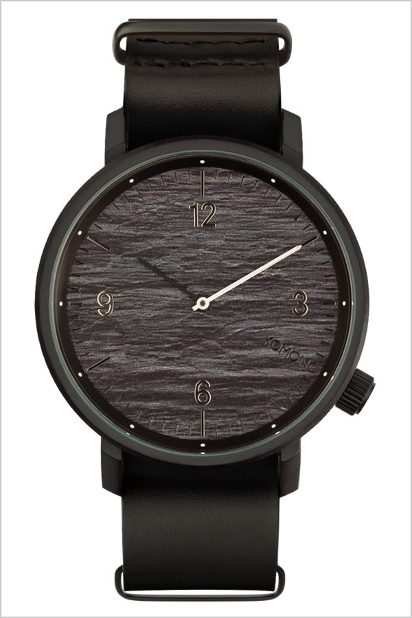 コモノ 腕時計 マグナス グラファイト KOMONO 時計 MAGNUS GRAPHITE メンズ レディース ユニセックス ブラウン KOM-W1941 ブランド ペアウォッチ カップル おそろい ファッション 革 レザー シンプル おしゃれ ブラック お祝い 観光 遠足 旅行