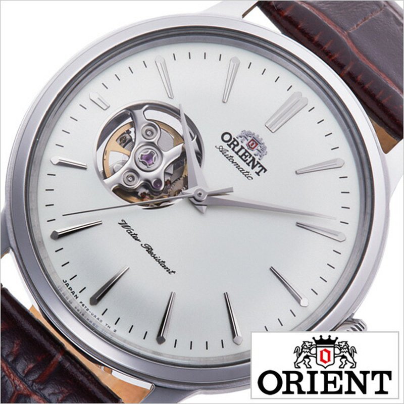 オリエント 腕時計 クラシック セミスケルトン ORIENT 時計 CLASSIC SEMI SKELETON メンズ ホワイト RN-AG0005S 正規品 日本製 機械式 信頼 おすすめ シースルー スケルトン クラシカル シンプル トラッド ビジネス スーツ オフィス カレンダー 冬 新社会人 プレゼント 旅行