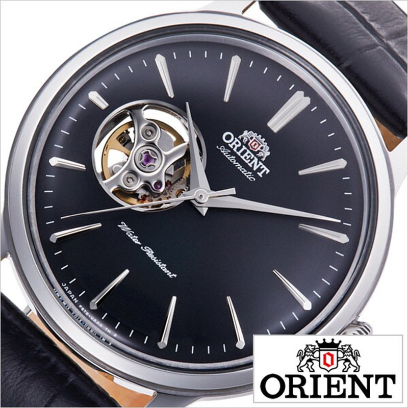 オリエント 腕時計 クラシック セミスケルトン ORIENT 時計 CLASSIC SEMI SKELETON メンズ ブラック RN-AG0007B 正規品 日本製 機械式 信頼 おすすめ シースルー スケルトン クラシカル シンプル トラッド ビジネス スーツ オフィス カレンダー 冬 新社会人 プレゼント 旅行