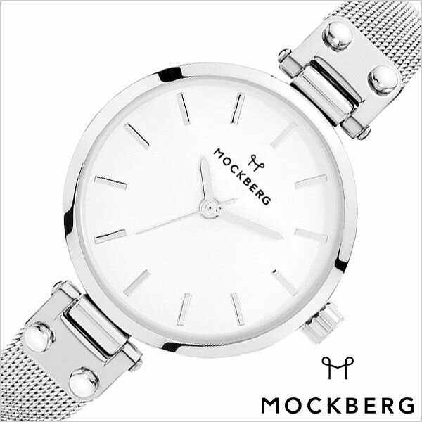 【ミストレス】長谷川京子着用モデルモックバーグ 腕時計 MOCKBERG 時計 メッシュ Mesh Elise Petite レディース ホワイト MO402 ...