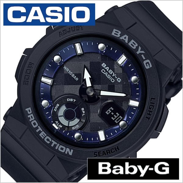 楽天腕時計を探すならウォッチラボカシオ ベビーG 腕時計 CASIO BABY-G 時計 ビーチトラベラー Beach Traveler レディース ブラック BGA-250-1AJF 正規品 防災 ベビージー ベイビーG アウトドア スポーツ アスレジャー かわいい マリン 海 防水 丈夫 ウレタン ラバー 冬 プレゼント