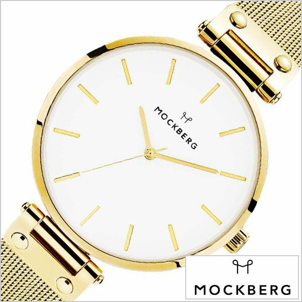 樂天商城 - モックバーグ 腕時計 MOCKBERG 時計 レディース ホワイト MO501 ブランド 上品 おしゃれ おすすめ ラウンド シンプル 北欧 ファッション カジュアル ゴールド ステンレス 中学生 高校生 大学生 社会人 就活 お祝い プレゼント ギフト 観光