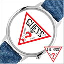 ゲス ゲス 腕時計 GUESS 時計 ハリウッド Hollywood メンズ レディース ホワイト V1001M1 正規品 ストリート 個性的 シンプル スポーツミックス 防水 ファッション スポーツ ？マーク ブルー デニム レザー 革 ペアウォッチ プレゼント ギフト 観光