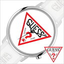 ゲス ゲス 腕時計 GUESS 時計 ハリウッド Hollywood メンズ レディース ホワイト V1003M2 正規品 人気 ストリート 個性的 シンプル スポーツミックス 防水 ファッション スポーツ ？マーク ホワイト シリコン ペアウォッチ プレゼント ギフト 観光