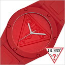 ゲス ゲス 腕時計 GUESS 時計 レトロポップ RETRO POP メンズ レディース レッド W0979L3 正規品 人気 ストリート 個性的 シンプル スポーツ 防水 ファッション スポーツ レッド オールレッド シリコン ペアウォッチ プレゼント ギフト 観光 遠足 旅行