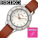 セイコー ワイアード エフ 腕時計 SEIKO WIREDf 時計 レディース ホワイト AGEK442 スワロフスキー クリスタル 革 シンプル ラウンド ビジネス ビジカジ 仕事 おしゃれ 人気 おすすめ ファッション カジュアル お祝い 新社会人 プレゼント ギフト その1