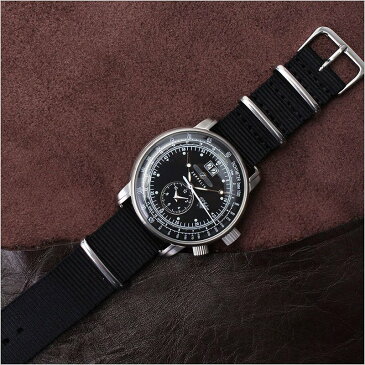 【メール便 送料無料】ナイロン ナトーベルト 腕時計 替えベルト バンド 幅 20mm NYLON NATO BELT 時計ベルト ブラック メンズ レディース BT-NYL-20-BK-SV 高品質 丈夫 ミリタリー カジュアル ファッション おしゃれ ビジカジ アウトドア 入試 受験 お祝い 冬