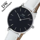 ダニエルウェリントン クラシック ペティット ボンダイ ブラック 28mm 時計 Daniel Wellington 腕時計 Classic Petite Bondi Black レディース DW00100286 正規品 革 レザー ベルト シルバー dw シンプル 人気 北欧 おしゃれ ファッション ブランド 冬 その1