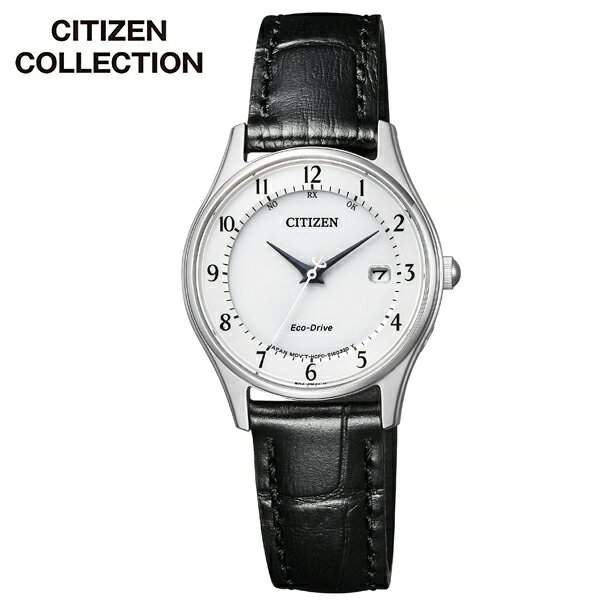 【30%OFF \12 210-円引】シチズン シチズンコレクション 腕時計 CITIZEN COLLECTION 時計 レディース ホワイト ES0000-10A 正規品 アナログ ラウンド エコ ドライブ 人気 ペア おしゃれ ファッ…